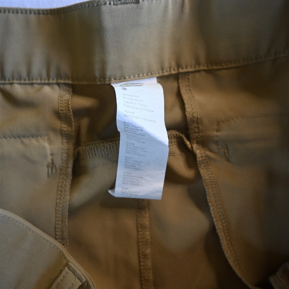 Fabletics 32x8" Khaki The Only Performance‎ Golf Mens Shorts - Picture 3 of 10